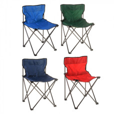 Раскладной стул кресло для рыбалки и пикника ПАУК з чехлом темно синее